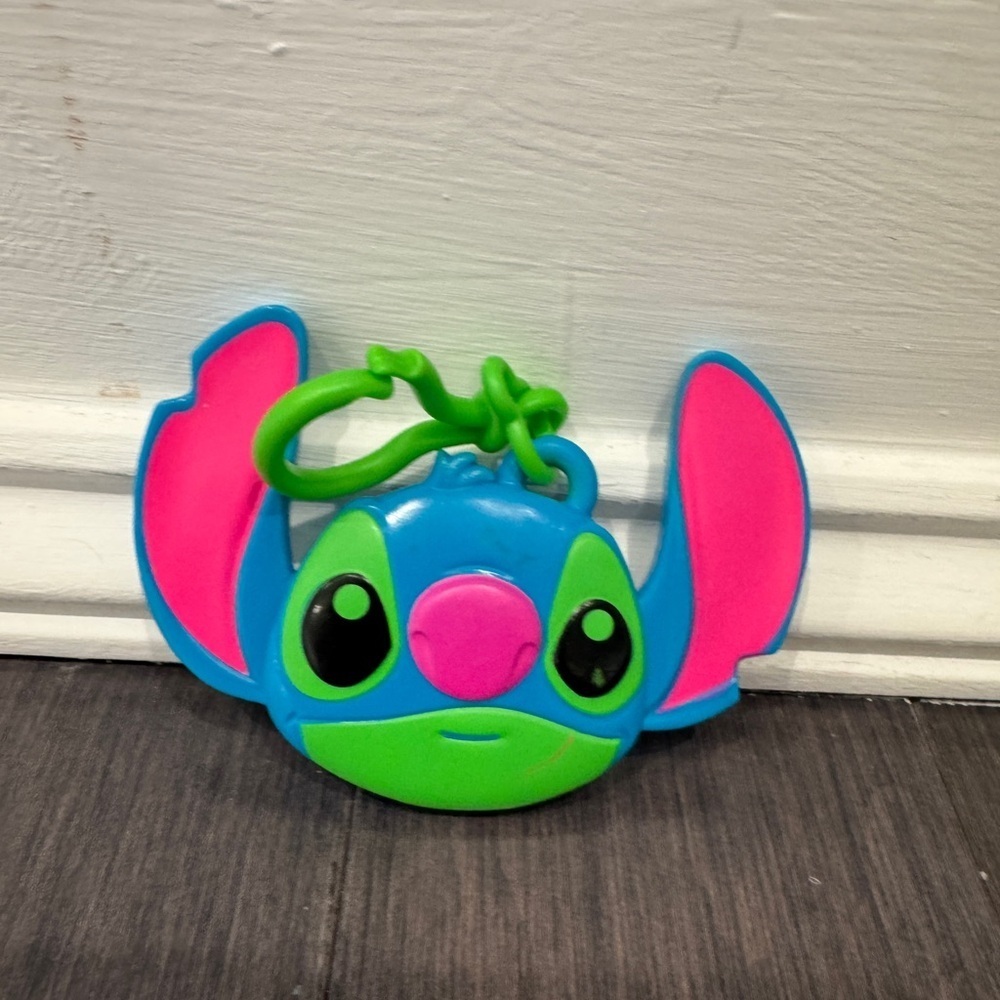 Disney Lilo and Stitch Blue and Pink Stitch Kids Keychain Decor Girl Boy - Picture 1 of 4